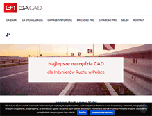 Tablet Screenshot of gacad.pl
